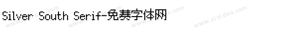 Silver South Serif字体转换